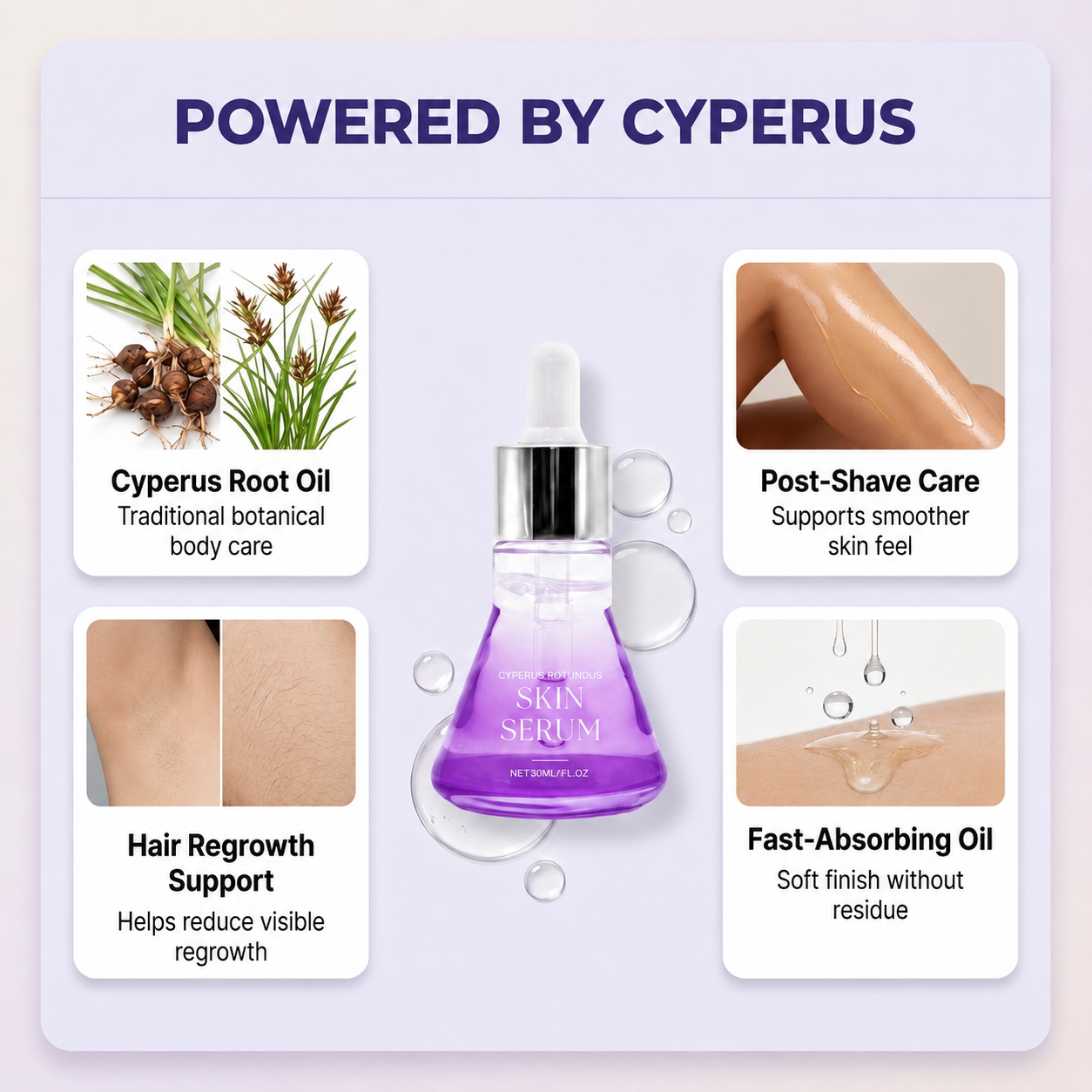 TheGlowCove™ | Never Again Hair Inhibitor Serum